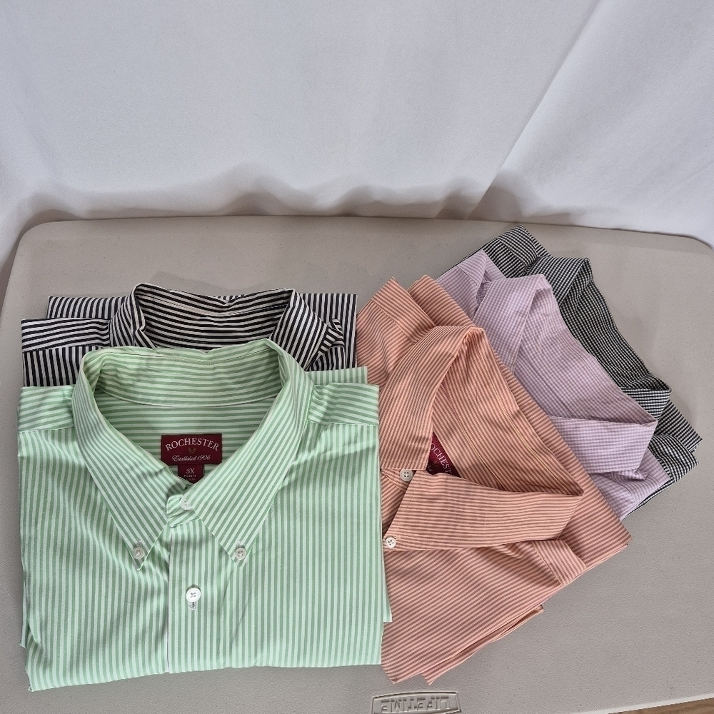 Rochester Short Sleeve Shirts / Bundle of 5 - Size 3X